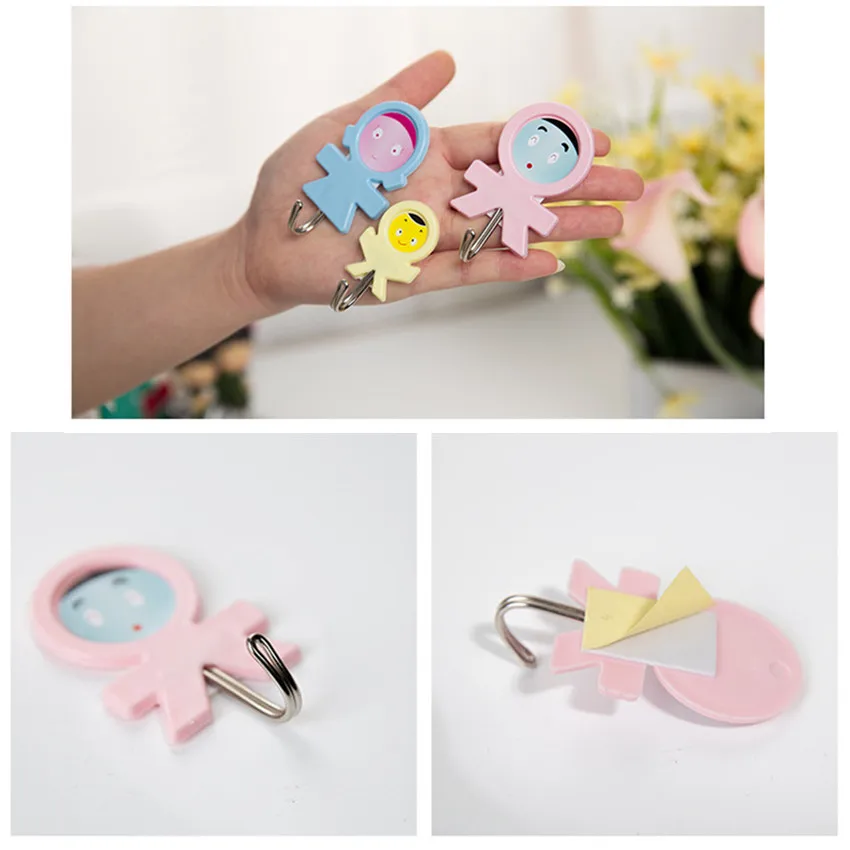 Прочный настенный крючок многофункциональные милые настенные крючки для ванной