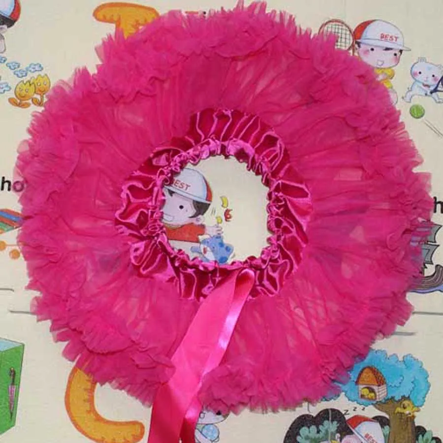 Новое поступление Детские юбки пачки Ярко розовая шифоновая Мягкая юбка