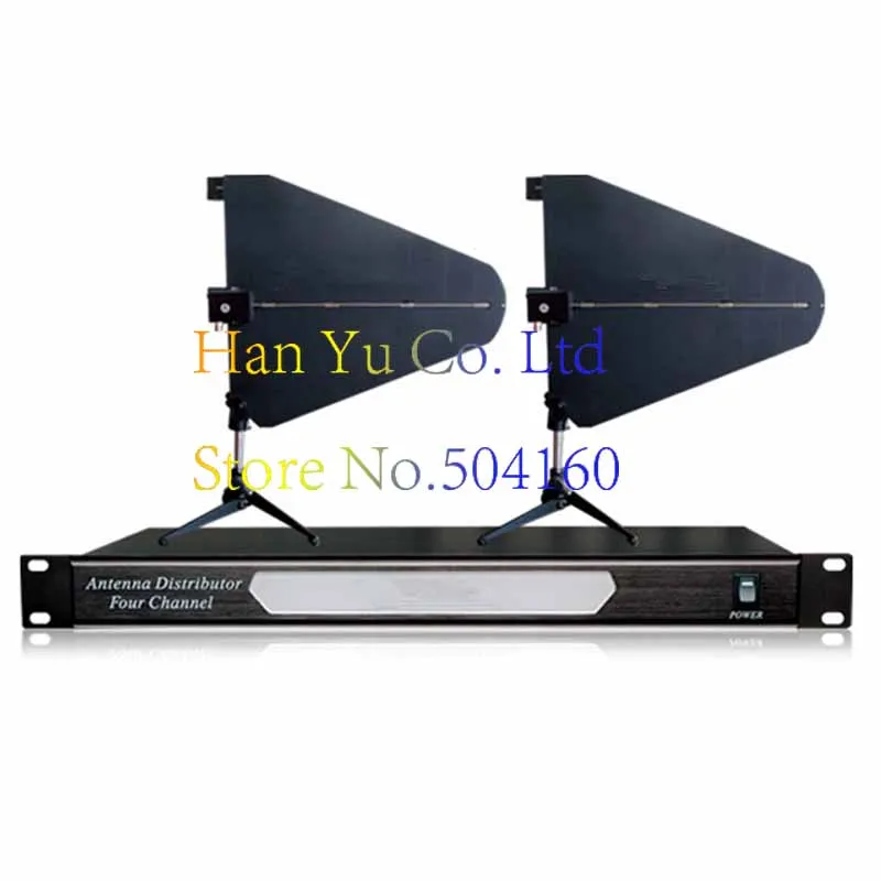High -end 400M Frequency 500-950MHz 4 Channel Antenna Distributor UA845 Microhone Splitter Collector for Wireless Mic | Электроника