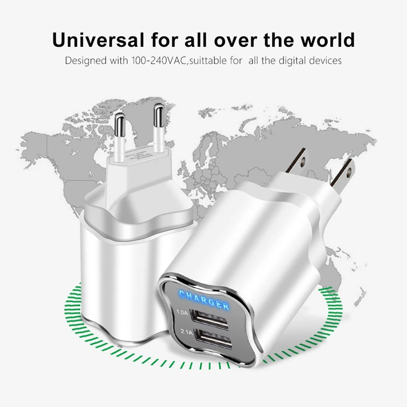 Зарядное устройство с несколькими USB портами для ЕС/США|Зарядные устройства