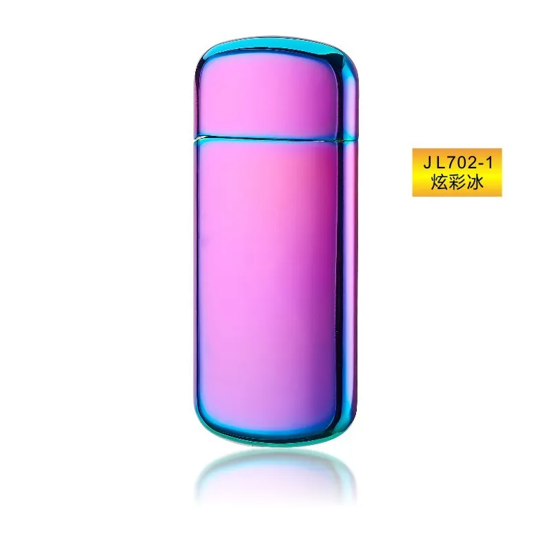 Двусторонняя зажигалка с открытым зажиганием ультратонкая ветрозащитная USB