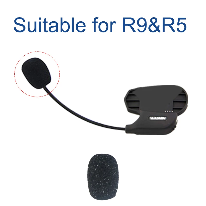 Bluetooth гарнитура 3 шт микрофон Хлопковый чехол для R6 и R9 Шлем Интерком Мотоцикл