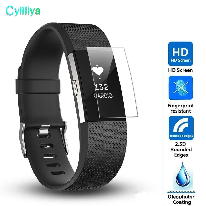 300 шт. защитная пленка для смарт-часов fitbit Charge 2 3H | Мобильные телефоны и аксессуары