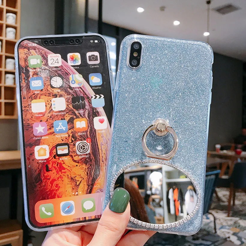 DIY Блестящий чехол с зеркалом для LG V40 V30 V20 V10 K10 Pro 2018 K40 K12 Plus Q8 Q7 Q6 G7 G6 G5 G4 G3 X Power 3 Stylus