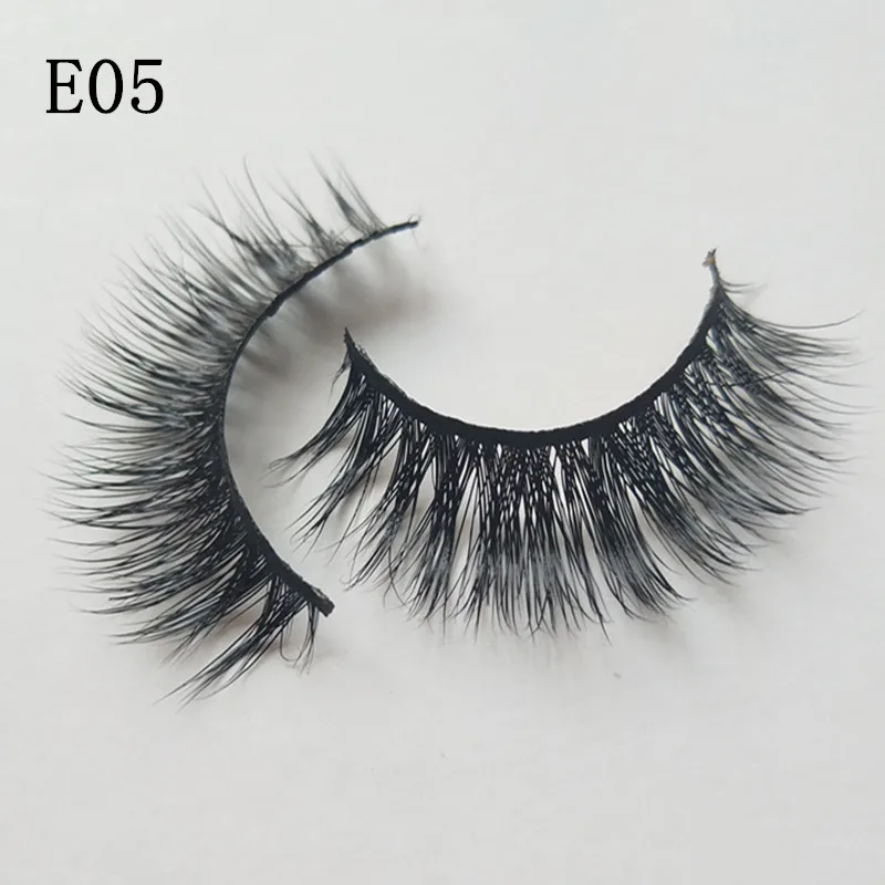 Меховые накладные ресницы из меха норки, натуральное наращивание, ручная работа, бесплатная доставка UPS, 20 пар 3D меховых ресниц, мягкие поддельные глаза.