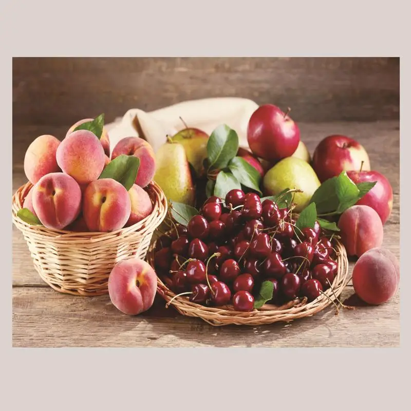 5D DIY Алмазная картина фруктовая чаша полностью квадратная 3D вышивка крестиком