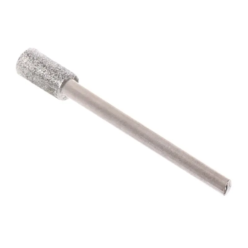 5 шт. с алмазным покрытием цилиндрический заусенец 4 мм точилка для бензопилы