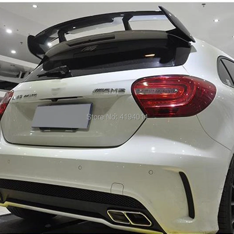 ABS краска черный красный цвет задний спойлер крыло для Mercedes Benz A Class W176 A160 A180 A200 A250 A45 AMG 5 дверь хэтчбек 2013