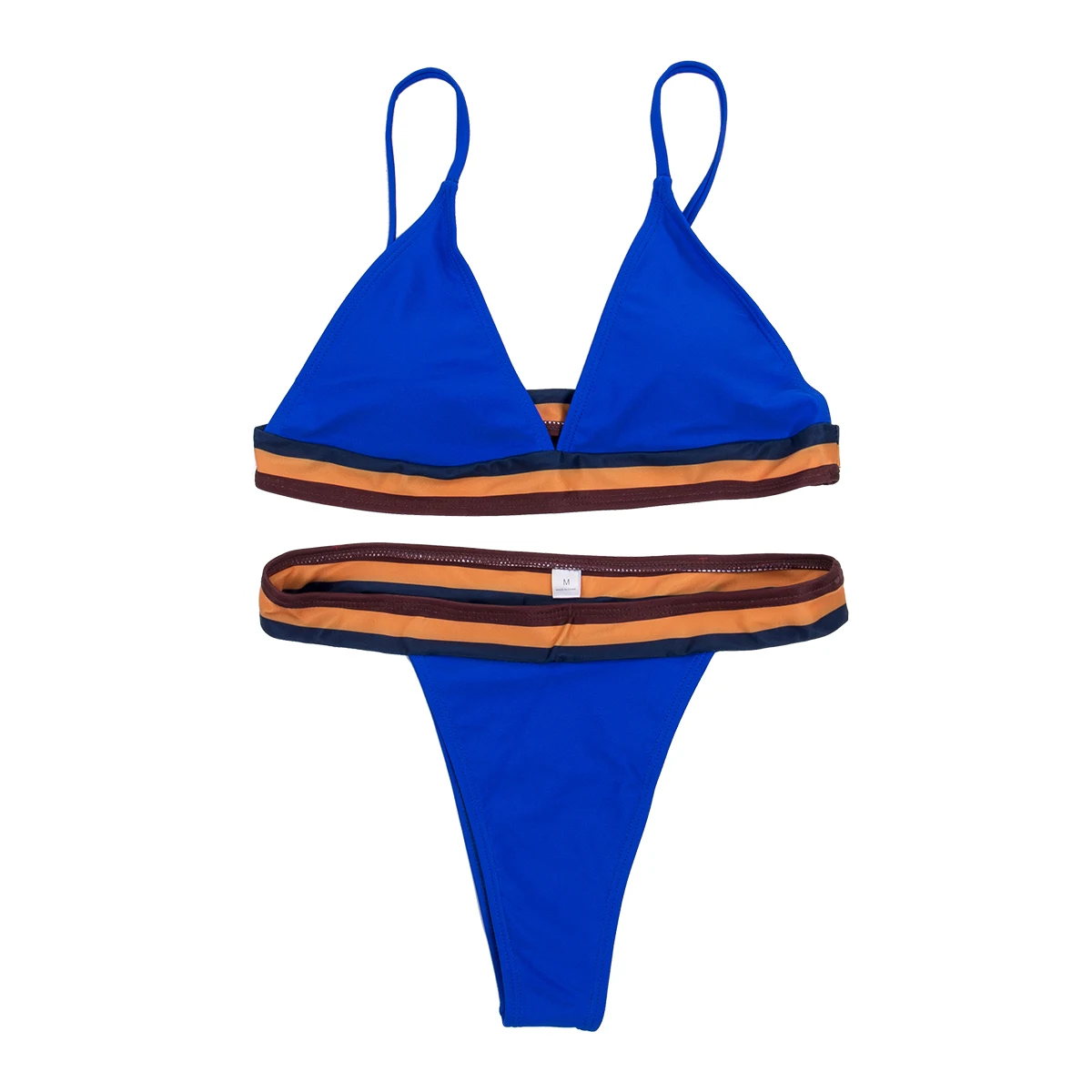 Летний купальник женский бюстгальтер с чашками пуш ап бандажный комплект бикини