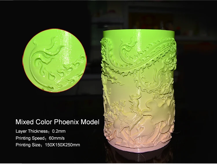 3D-принтеры MakerPi K5 с Сенсорный экран Смарт выравнивания, с напечатанным 3d модели размер печати 200*200*300 мм