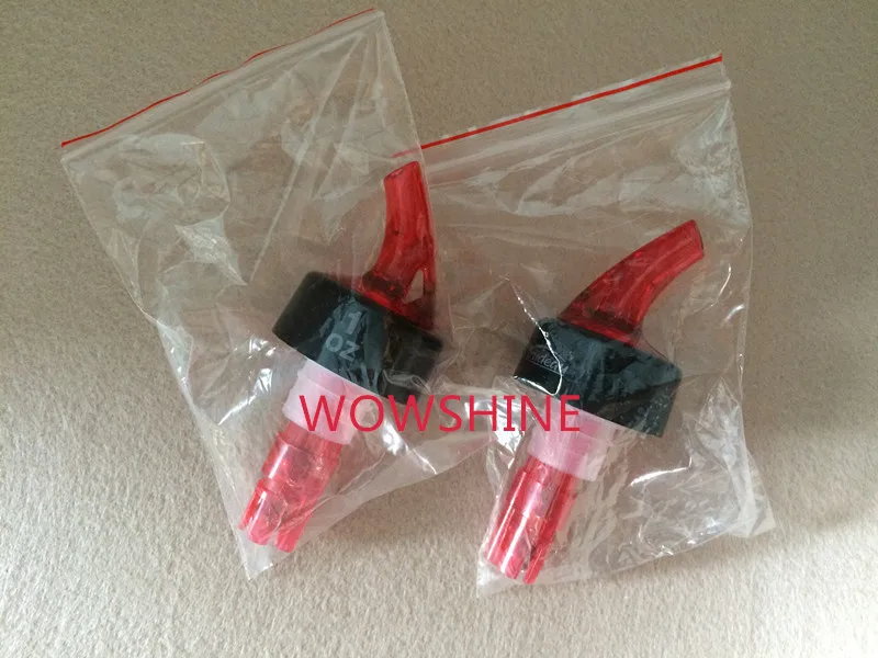 В продаже! Заводская Бесплатная доставка 1 унция красное мерное вино pourer с