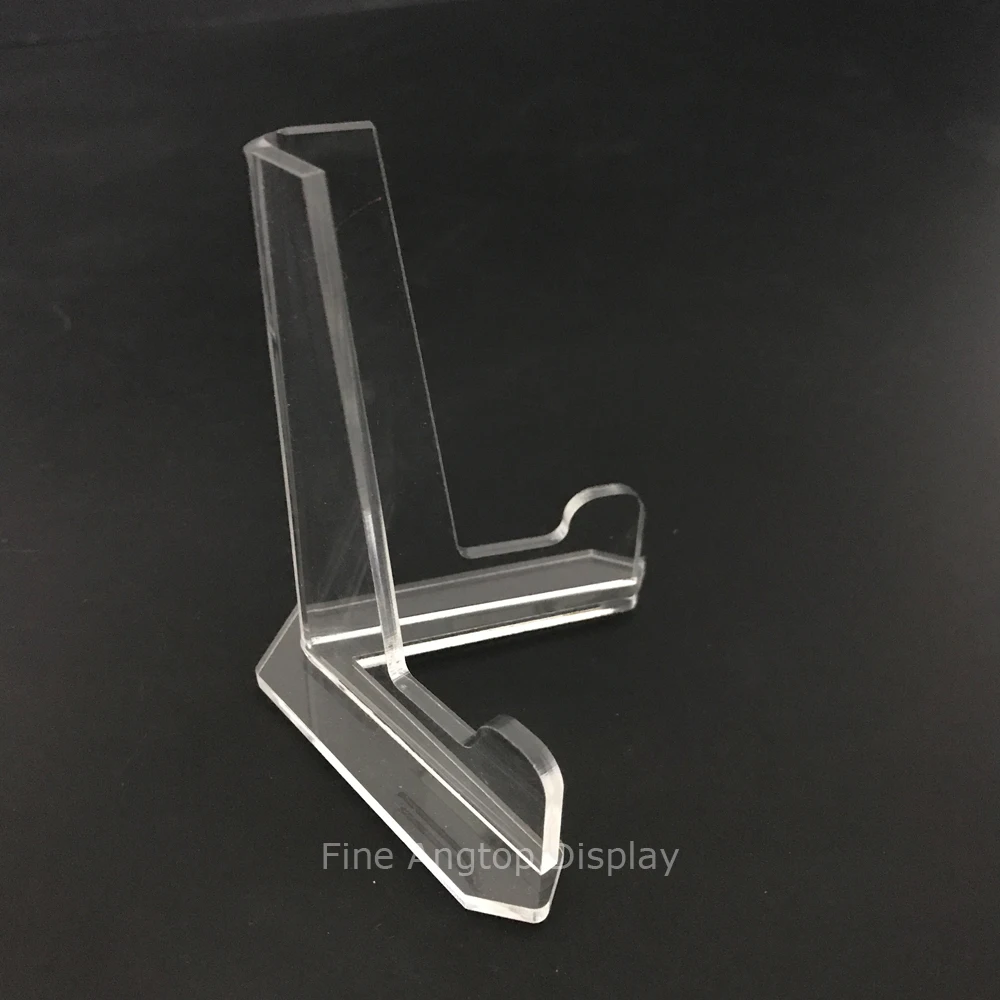 1 шт. подставка для ювелирных изделий показа карт акриловая монет мольберт медаль