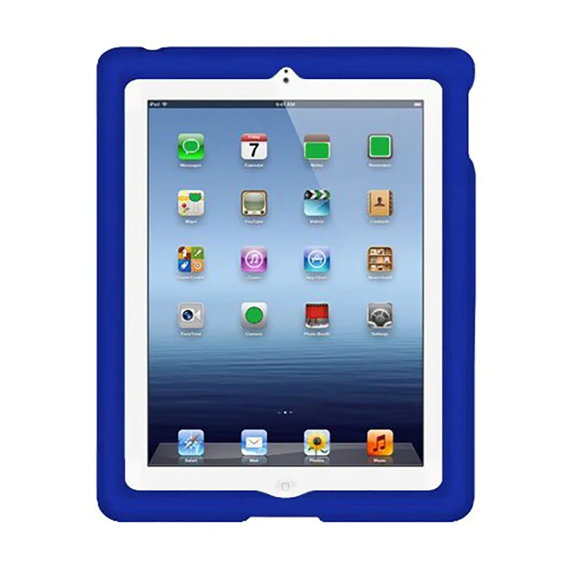 MingShore тяжелых силиконовый чехол для планшета ipad 2 3 4 9 7 дюйма Прочный детский