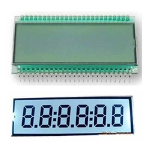 50PIN TN положительная 6 разрядная сегментная ЖК панель без подсветки|Экраны| |