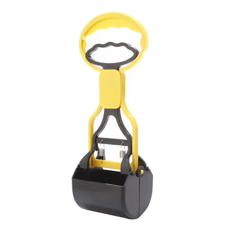 yellow Carrywon, с длинной ручкой, для домашних животных, для собак, для уборки, для уборки, для захвата, инструменты для удаления пластиковых какашек, для собак, розовый, фиолетовый - Цвет: yellow