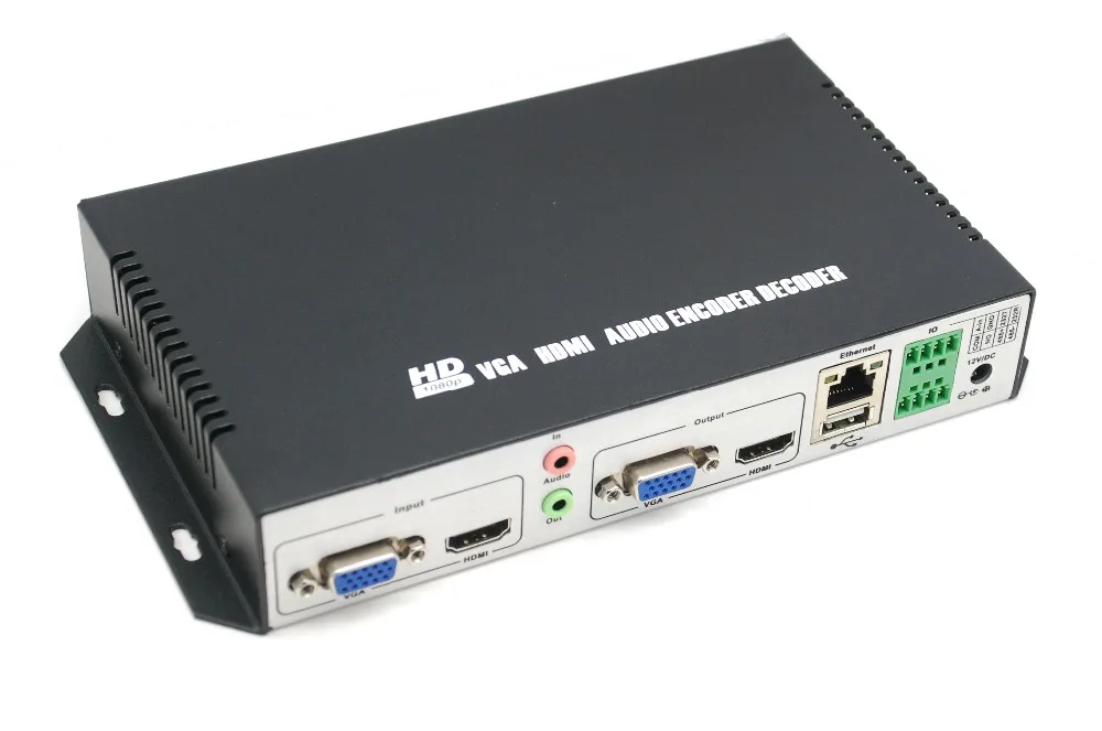 HDMI + VGA ED H.264 декодер формата HD и кодировщик с поддержкой ONVIF LIVE NVR аудио ip