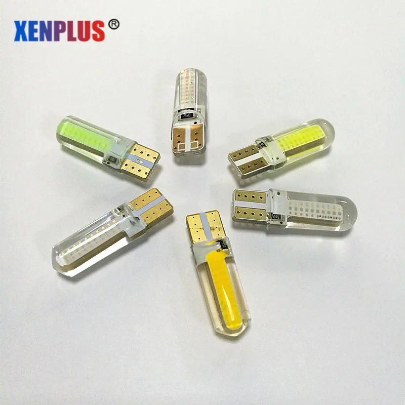 Xenplus T10 W5W Светодиодная Автомобильная интерьерная сигнальная лампа COB chip 12V 194 501