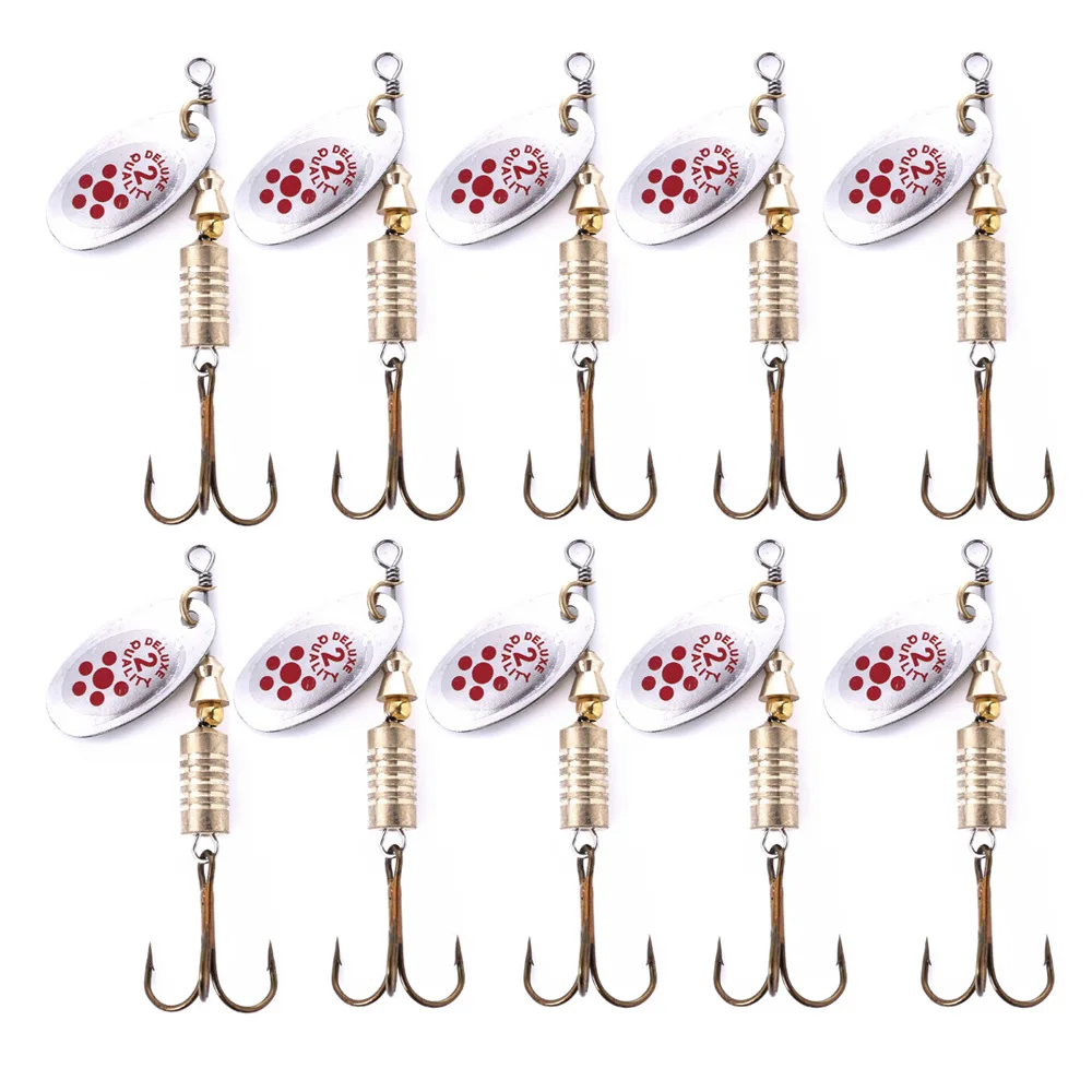 10 шт. Металлические Вращающиеся блесны 7 3 г/6 см|paillette spoon|bait baitfishing bait |