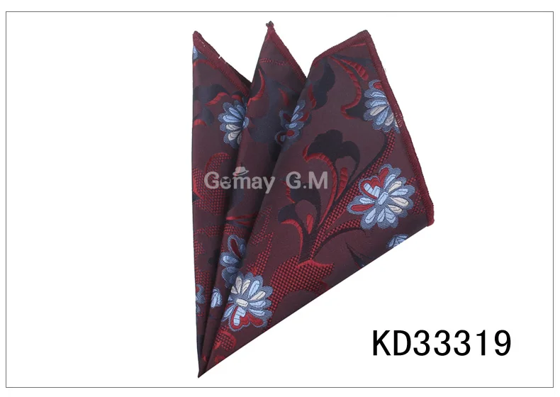 Пейсли Карманный квадратный цветочный платок для костюмов 25 см* 25 см Hankies для мужчин и женщин Брендовые костюмы карманные мужские платки