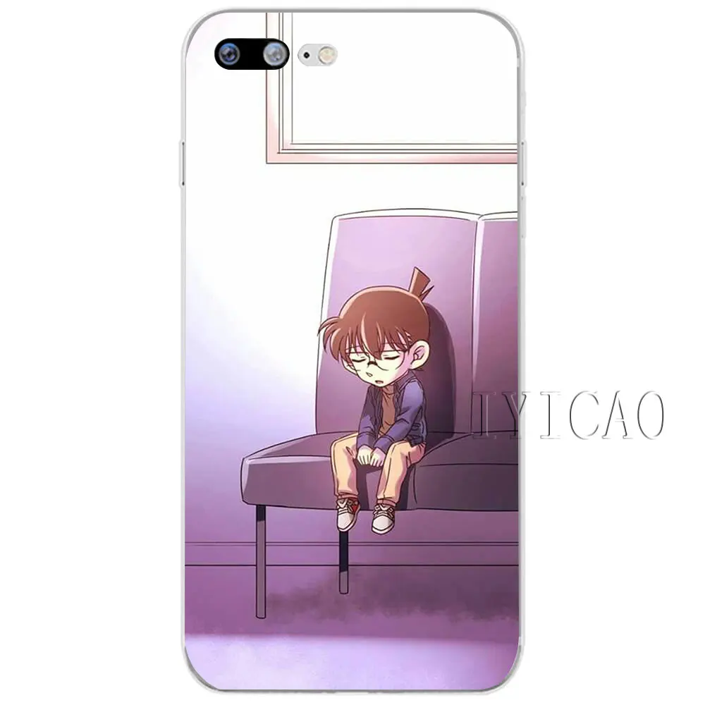 IYICAO Anime Detective Conan Hard transparent case for iPhone XR X XS Max 8 7 6 6S Plus 5 5S 5C 4 4S Cover | Мобильные телефоны и