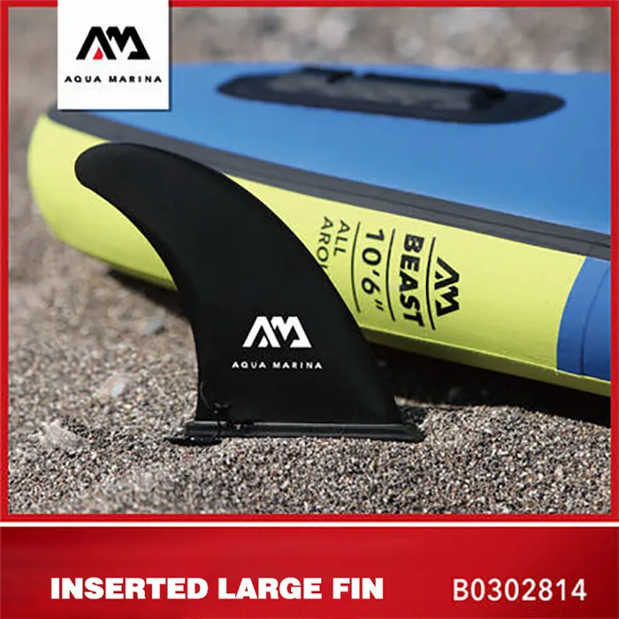 AQUA MARINA Surfing Board Accessories Surf Fins Insertion Type Large Fin Stand Up Surfboard Stabilizer Inflatable Surfborad Fins