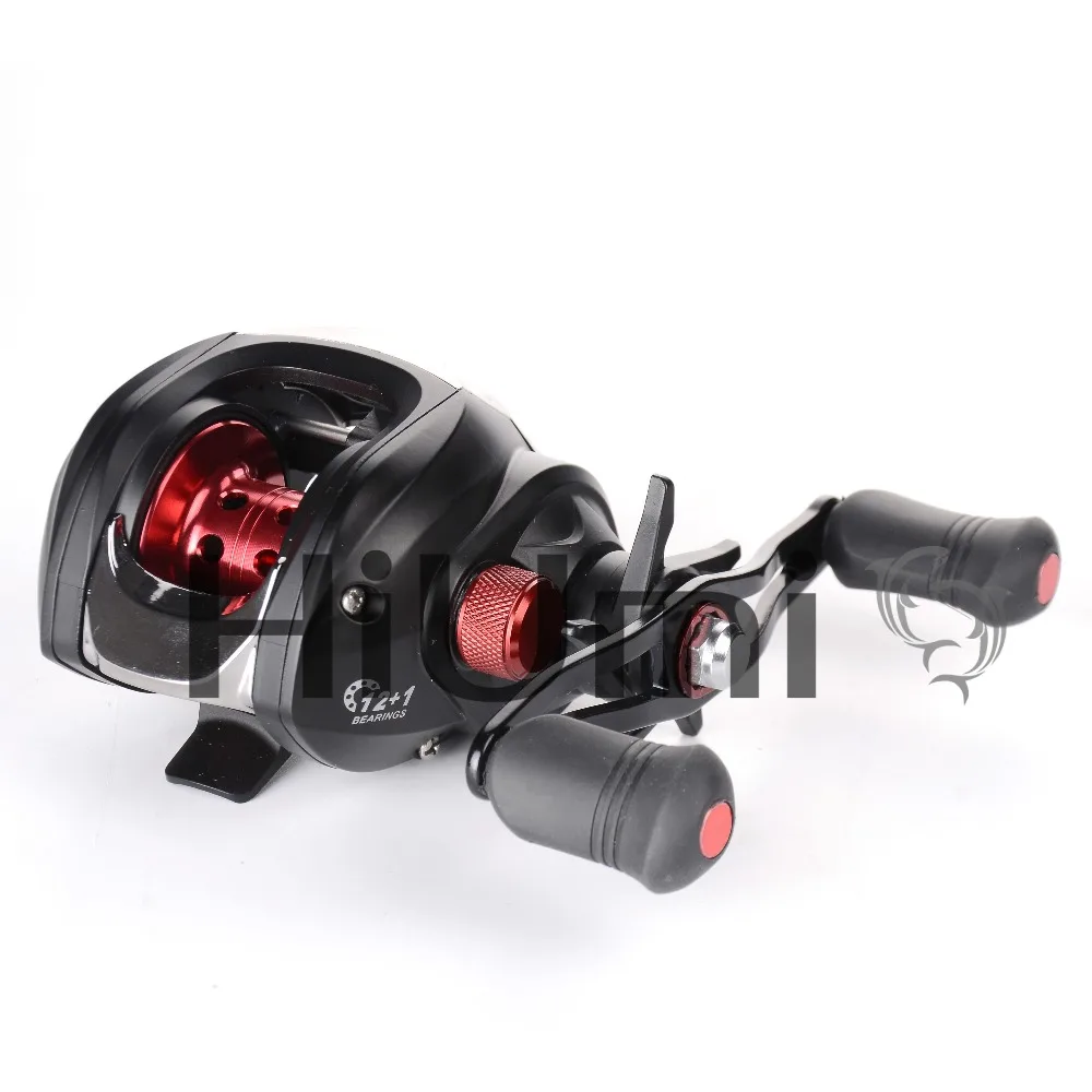 

HiUmi 12+1 Ball Bearings Baitcasting Reel Fishing Fly High Speed Fishing Reel with Magnetic Brake System