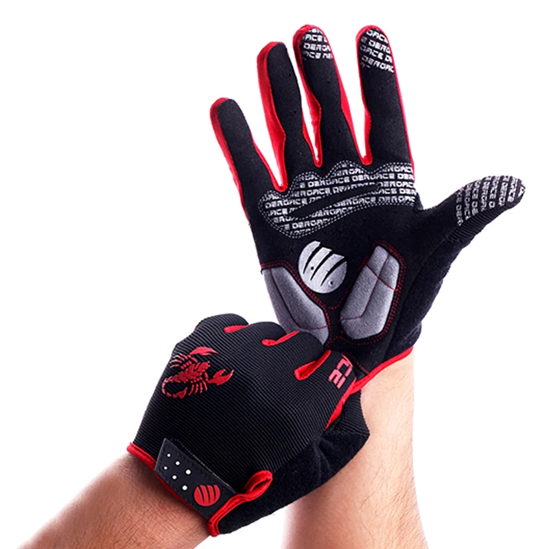 Профессиональные противоударные велосипедные перчатки с полным пальцем Осень
