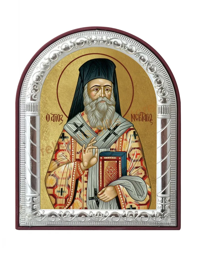 Russian icons christian catholic baptism gifts plated silver metal gold on plastic frame home decor wall art work church supply | Дом и сад