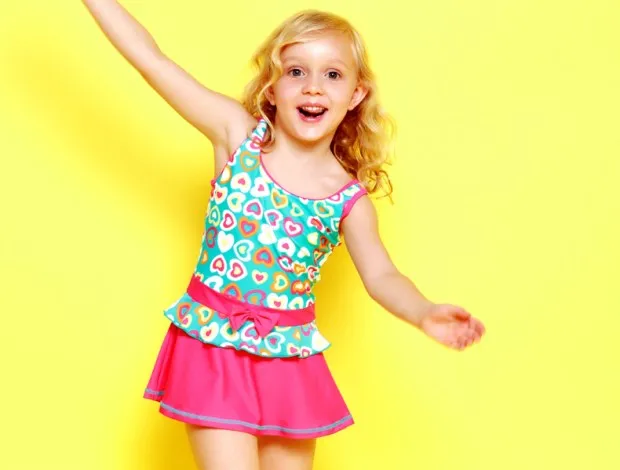 Детский купальник детский среднего и большого размера купальный костюм