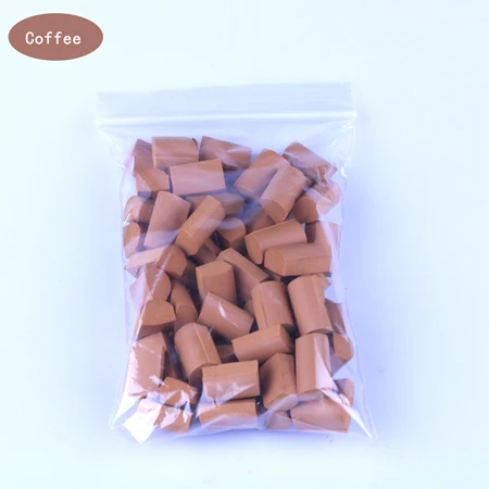 Coffee Продвижение 12 цветов Горячая слизистая глина наполнитель глина украшение ремесло губка полоса пенопластовые бусины Детские игрушки Подарки ломтики клейкие аксессуары - Цвет: Coffee