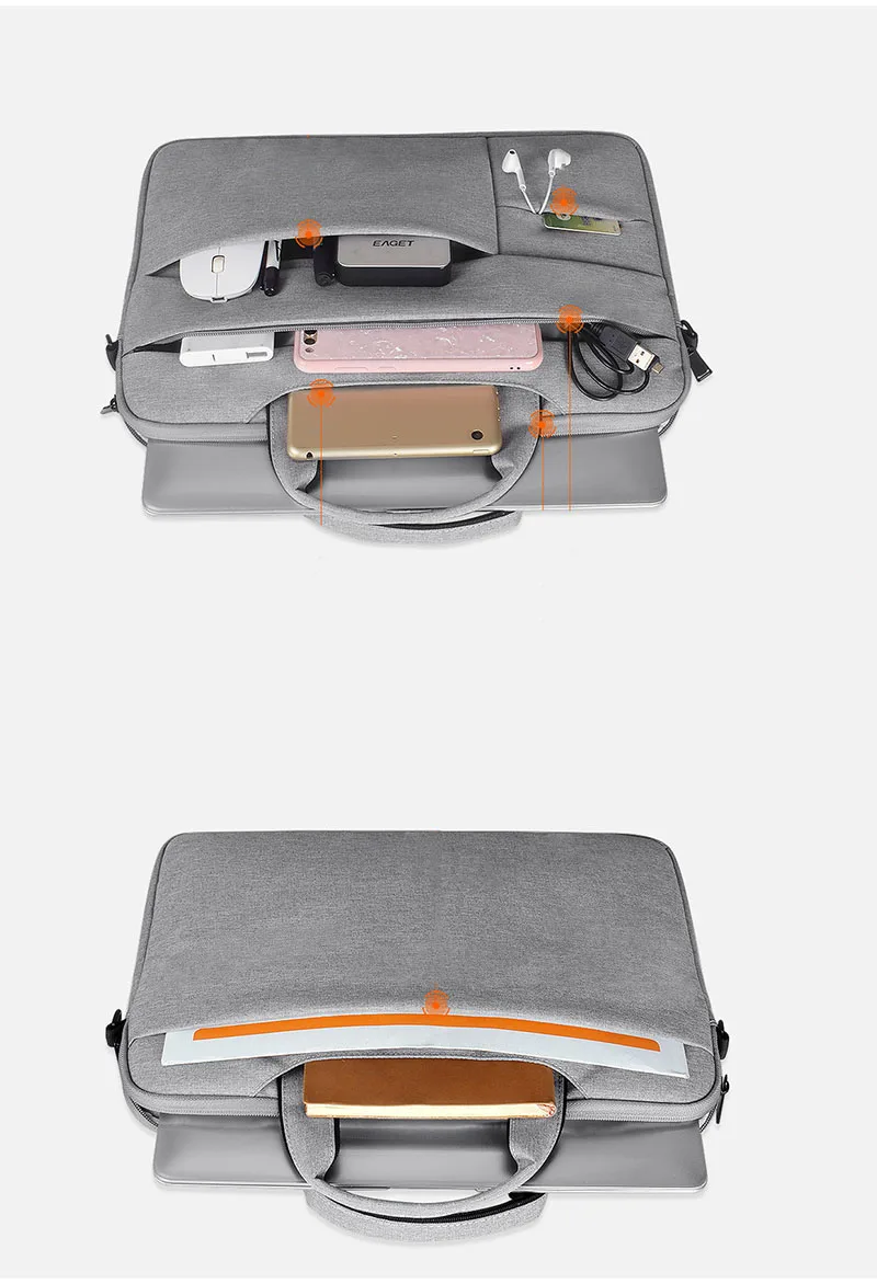 Нейлоновая Наплечная Сумка, сумка для ноутбука 15,6 для Mackbook Air 13 Case14 15 для Xiaomi Asus Dell lenovo, мужские и женские сумки-мессенджеры