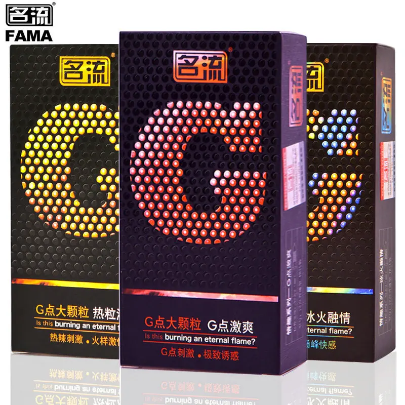 

40 Pcs Condoms Ice Fire Feeling G-spot Coarse Particles Condom Sex Toys For Men Penis Sleeve Safe Contraception Sex Products