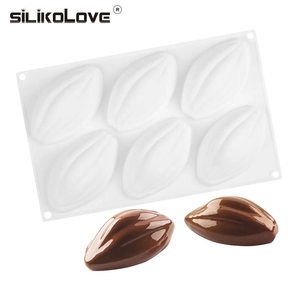 SILIKOLOVE 6 полости 3D украшения торта силиконовая форма выпечки трюфель пирожные кондитерский инструмент