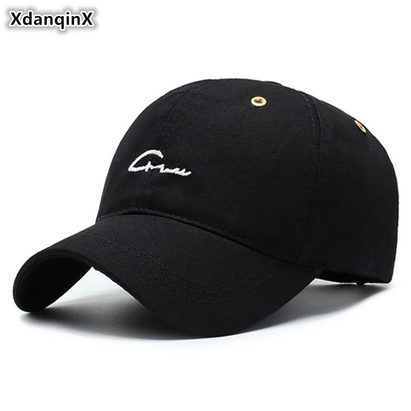 Бейсболка XdanqinX для молодых мужчин бейсболки с Вышивкой Букв женская кепка