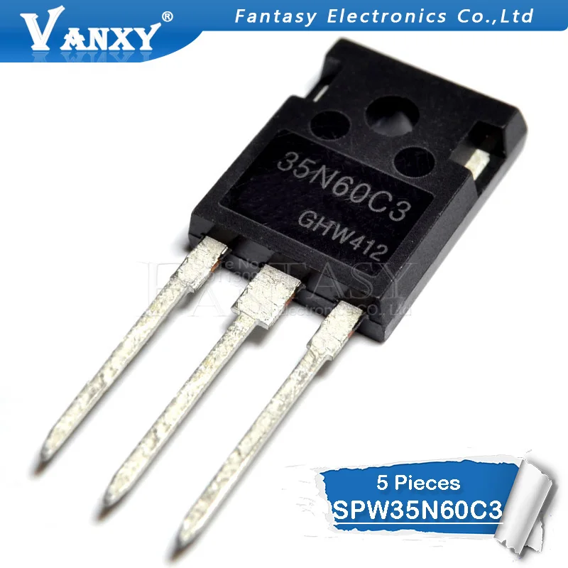 5 шт. SPW35N60C3 TO-247 35N60C3 TO247 35N60 600V 35A SPW35N60 TO-3P новый оригинальный | Электронные