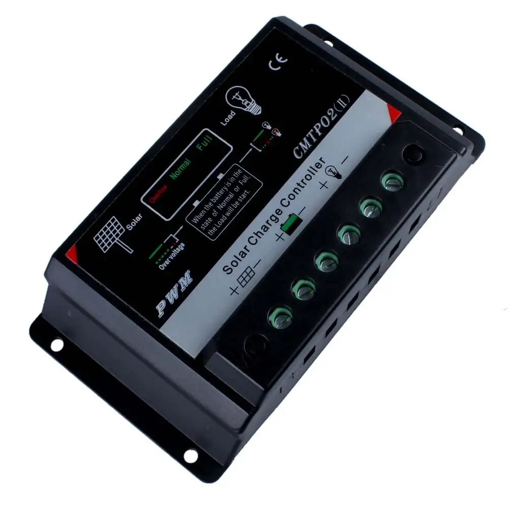 PWM 30A контроллер солнечного зарядного устройства обновленная версия 12 В 24 в