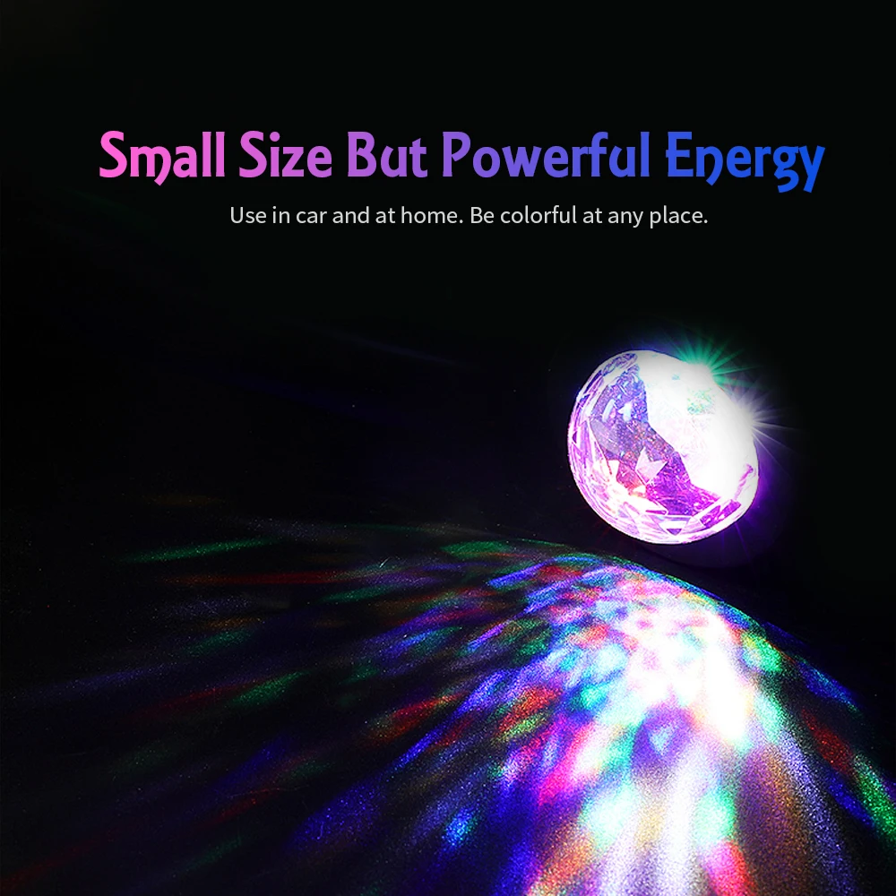Мини светильник светодиодный RGB для дискотеки 4 Вт|USB-гаджеты| |