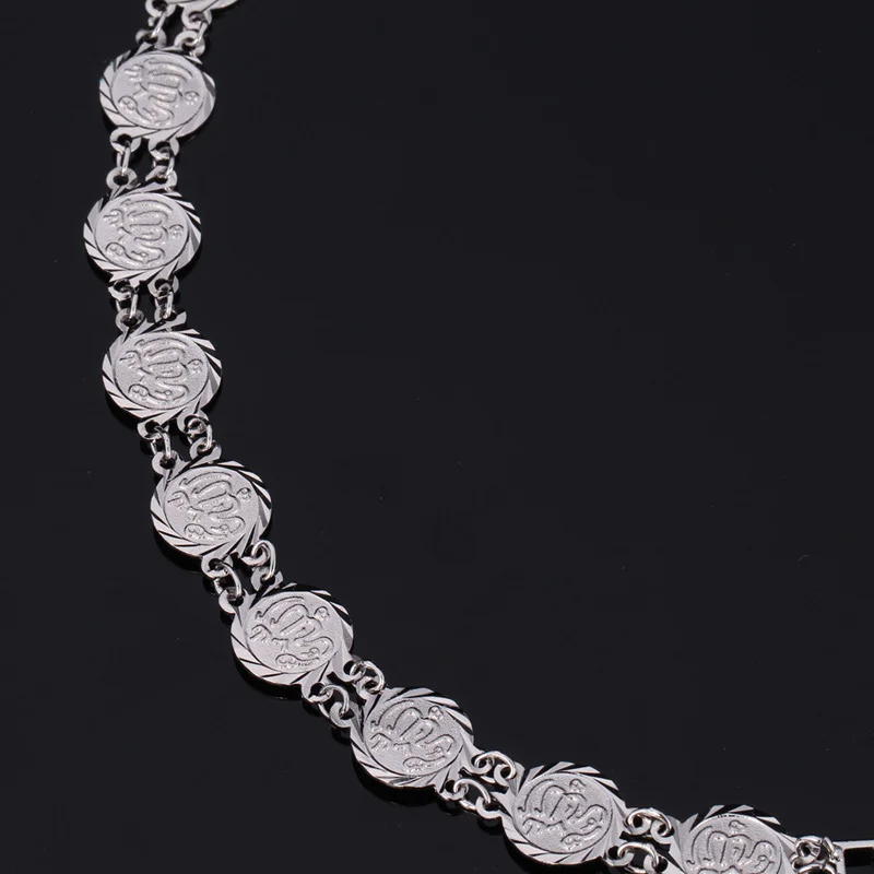 U7 Позолоченный Аллах Чокер Женщины/Мужчины Ювелирные Изделия Оптом Исламские