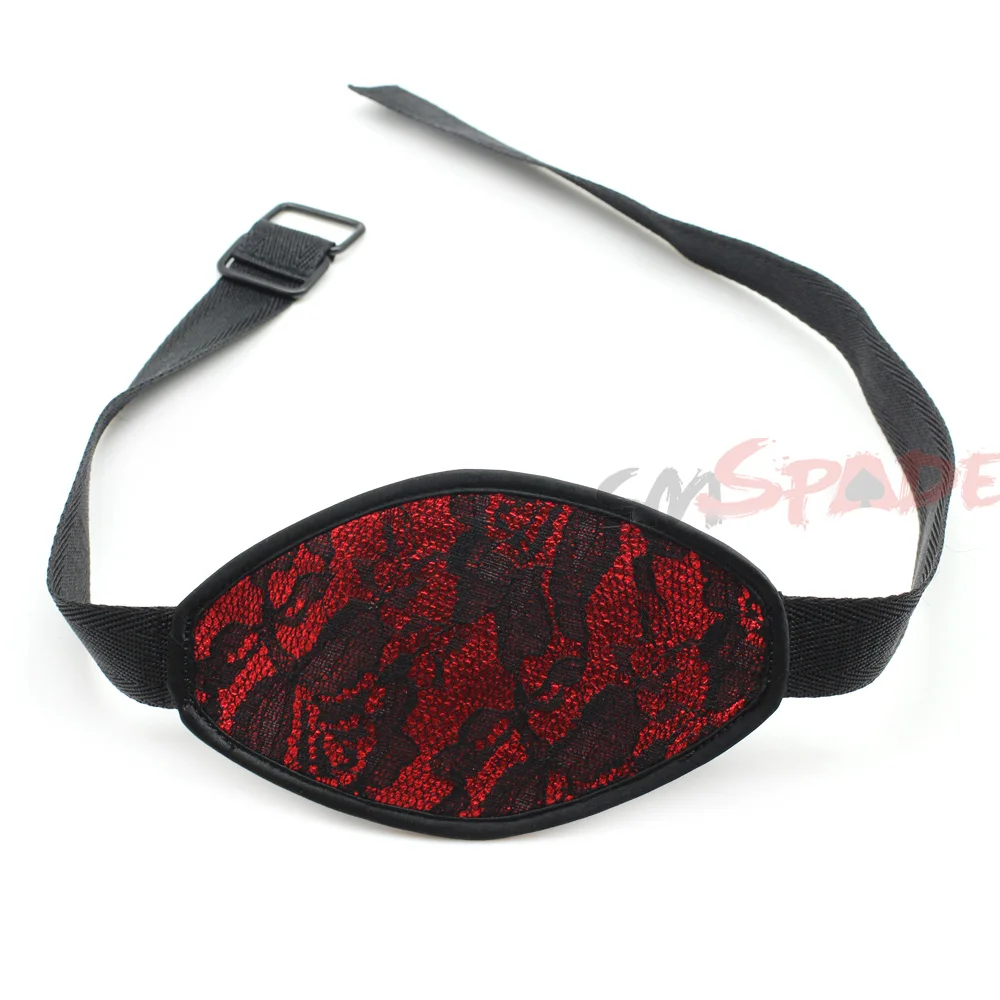 Красный силиконовый кляп с шариком 44 мм кружевной крышкой для связывания