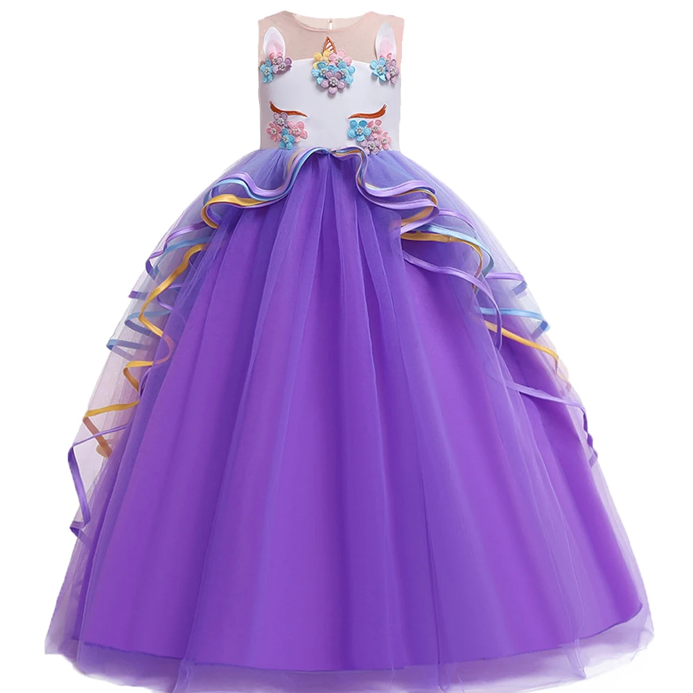 Детское кружевное платье-пачка с цветочным принтом | Детская одежда и обувь