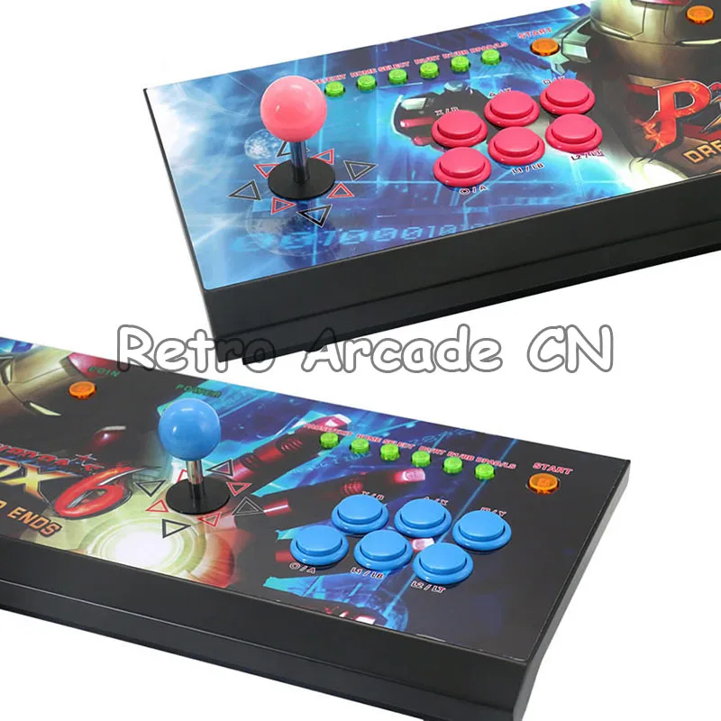 3A игра Pandora's Box 6 1300 в 1 беспроводный джойстик 2 игроков гладить консоли HDMI, VGA, usb для ПК ТВ ps3 Tekken