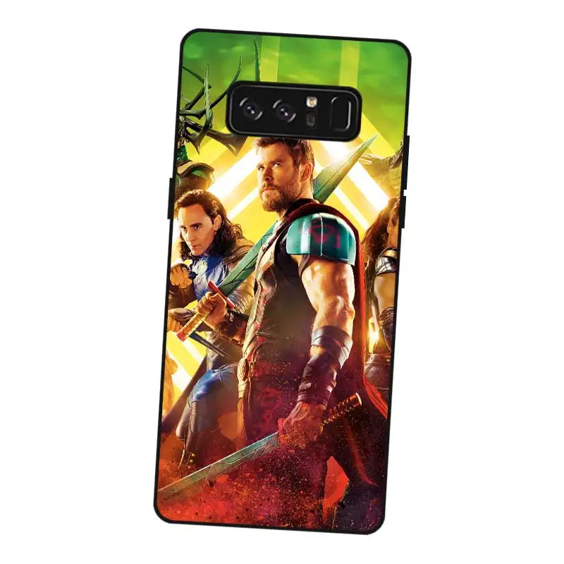 P224 Thor Loki Black Silicone Case Cover For Samsung Galaxy Note 3 4 5 8 9 10 Plus M10 M20 |