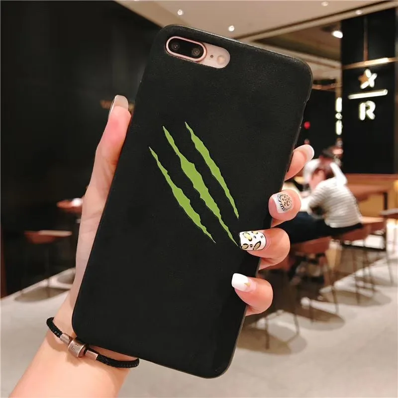 Горячие Черный твердый пластик тенденция царапин ультра-тонкий чехол Чехол для