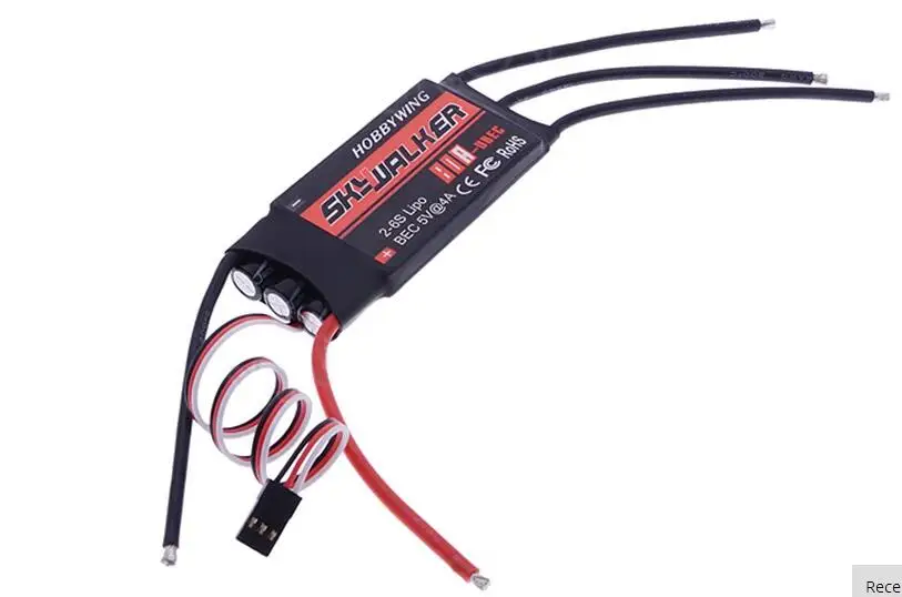 100% Оригинальный HOBBYWING SKYWALKER Brushless ESC:80A 60A 50A 40A 20A 15A 12A 6A для радиоуправляемых