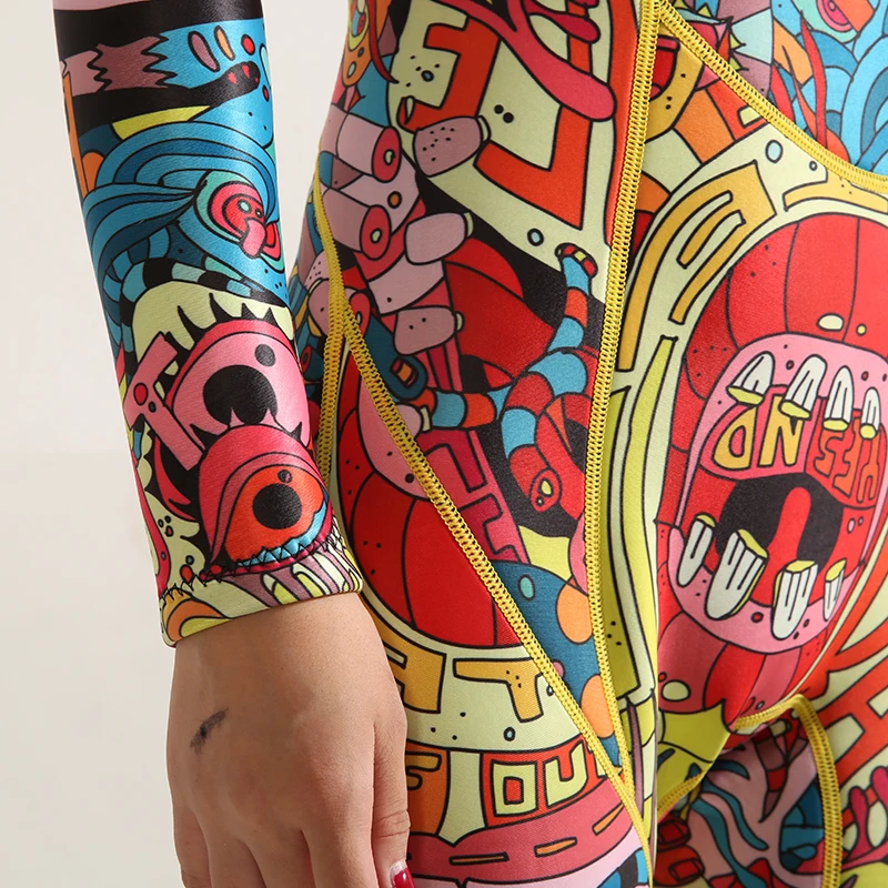 Женский комбинезон Hisea с капюшоном для дайвинга защитные топы всего тела костюм