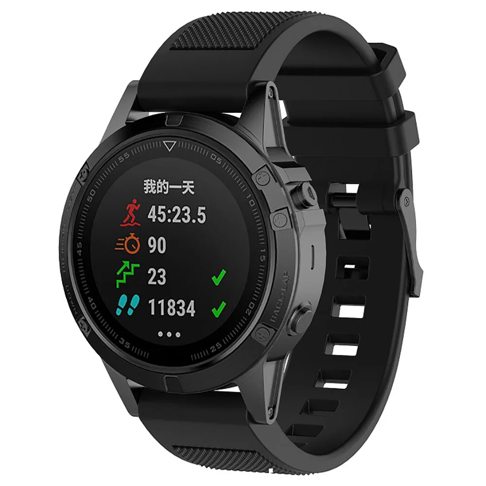 22mm Silicone watchband for Garmin instinct/ MARQ/approach s60/ forerunner935/945/Fenix5/quatix5 Sport Watch Band wristband Belt