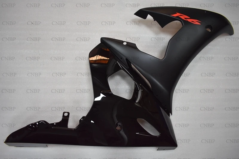 YZFR6 2003 2005 комплекты обтекателей Кузов 04 05 черный корпус|Пластиковые и портативные