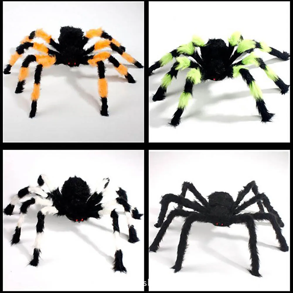 Захватывающий плюшевый паук большого размера 75 см для Хэллоуина|plush spider|spider plush