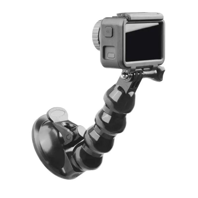 Черный адаптер на присоске для записи вождения штатив с шаровой головкой