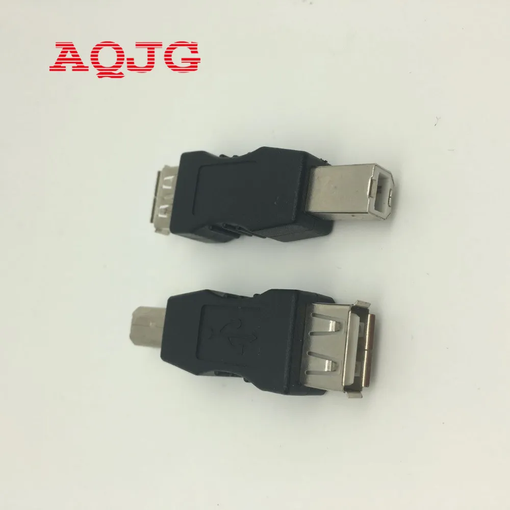 

USB Female to USB B Male Connector Cable Adapter Computer Printer Scanner USB-B Adapter Converter USB Plug Socket AQJG